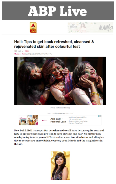 How to take care of Skin Post HOLI